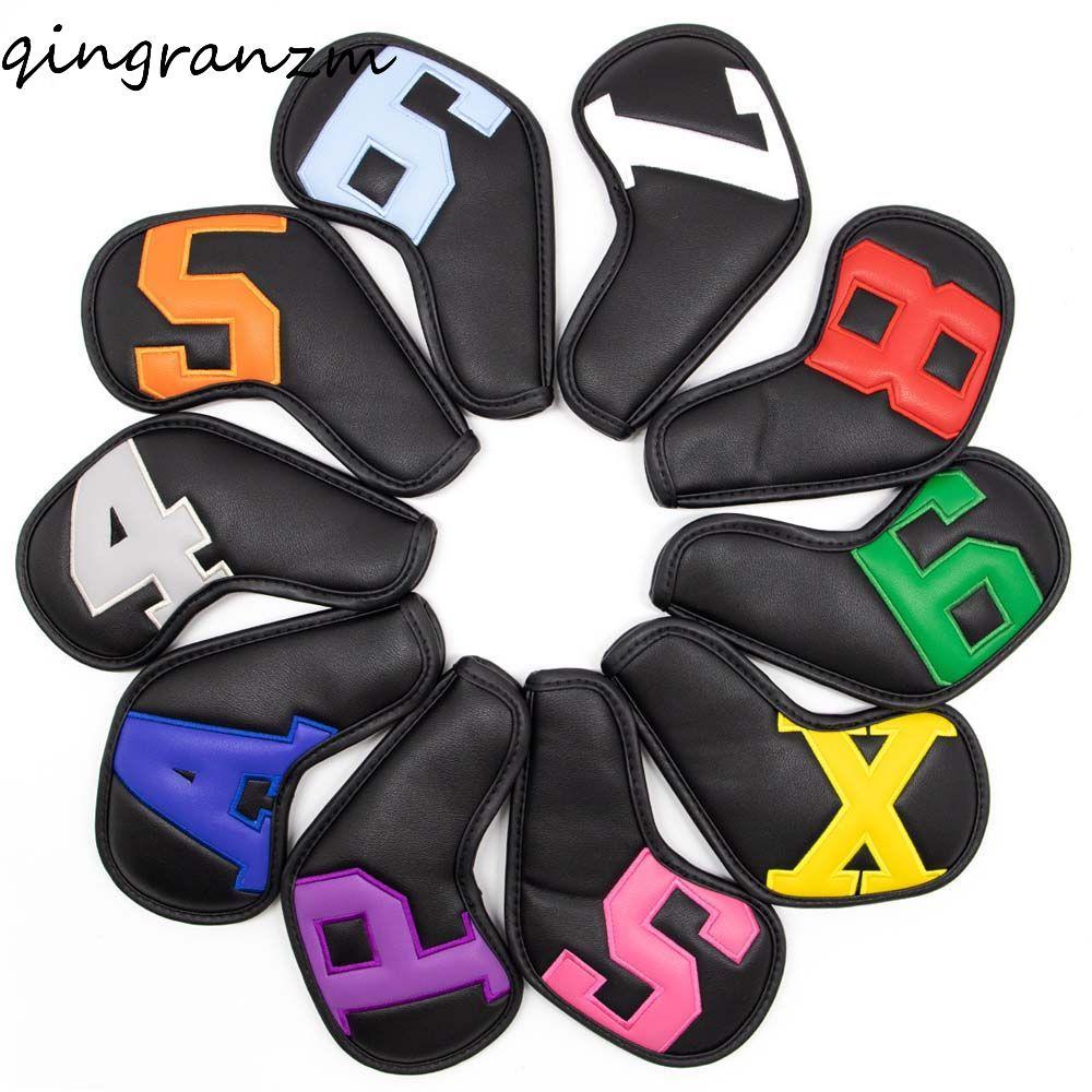 NEXOR Head Cover Golf Iron Covers Set Với Thiết Kế Số Sắt Thể Thao Cực Bao Golf Putter Phụ Kiện 10 C