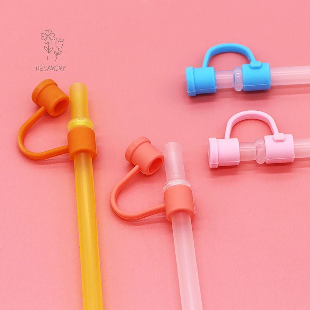 SHOUKEY Ống Hút Topper, Nắp Niêm Phong Tốt Bảo Vệ Ống Hút Vỏ, Nhỏ Gọn Chống Bụi 8 Mm Đầu Ống Hút Nắp