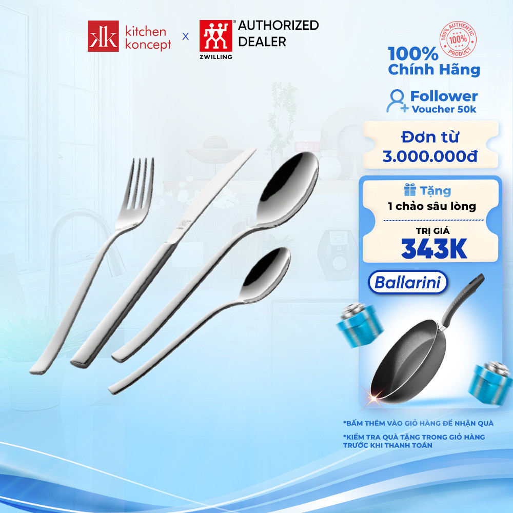 ZWILLING - Bộ dao muỗng nĩa Bela - 16 món