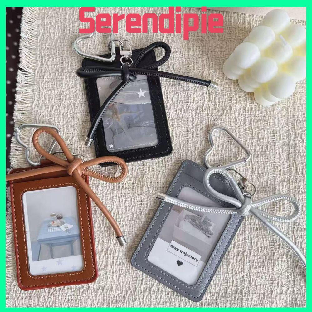 Hộp đựng thẻ SEENDIPIE, INS Y2k Kpop Idol Photocard Holder, Da PU Idol Photo Cards Tay áo
