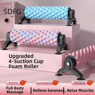 SDFG Con lăn xốp cốc hút SDFG, Con lăn thư giãn cơ chịu tải lớn chống trượt, Bền ổn định với chân đế Cột tập Yoga EVA dày Phòng tập thể dục tại nhà