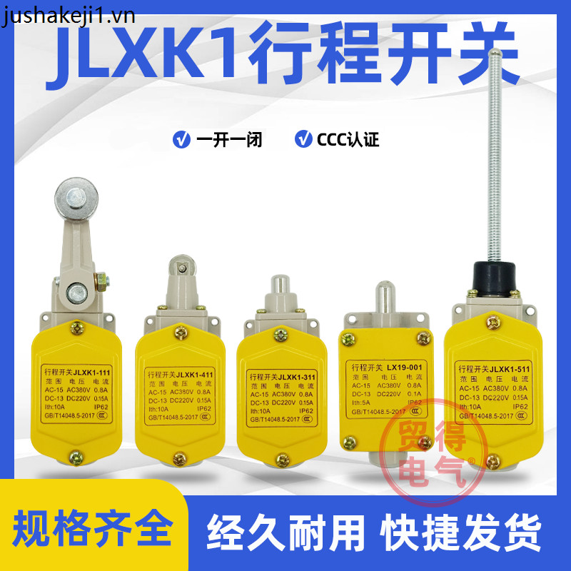JLXK1-111 511 Công tắc đột quỵ JLXK1-411 311 Công tắc giới hạn Tự đặt lại Chấm đồng LX19-001