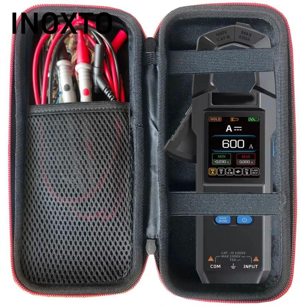INOXTO Mang theo, Máy đo kẹp lót xốp đa năng, Túi bảo vệ chống sốc vỏ cứng chuyên nghiệp để bảo vệ d