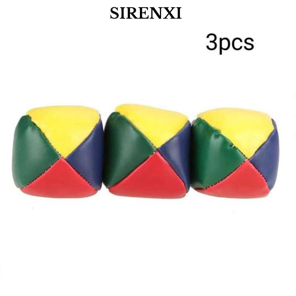 SIRENXI 3 Quả bóng Juggling Circus Nhỏ Học cách Juggle Đồ chơi trẻ em