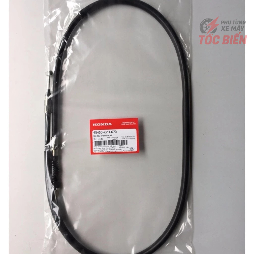Dây Phanh Rs 100, Wave A100, Ws100 45450KPH670 - Tốc Biến Gara