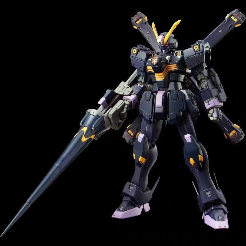 JLB-002 Sản phẩm mới Giới hạn RG 1 / 144 Mô hình lắp ráp Gundam cướp biển màu đen có giá đỡ áo choàn