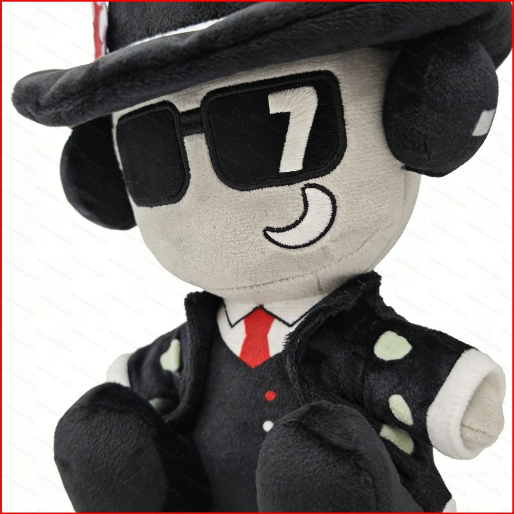 SQ5 Roblox Forsaken chance Plushie Suited Guy Sang Trọng Trò Chơi Đồng Hành Búp Bê QS5