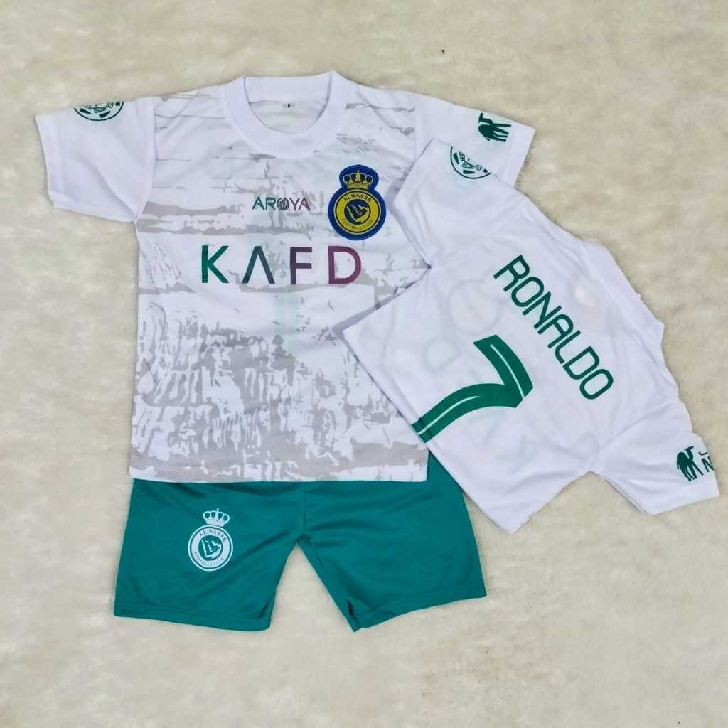 NEWEST AL - NASSR RONALDO BỘ ÁO THUN ÁO THUN TRẺ EM /