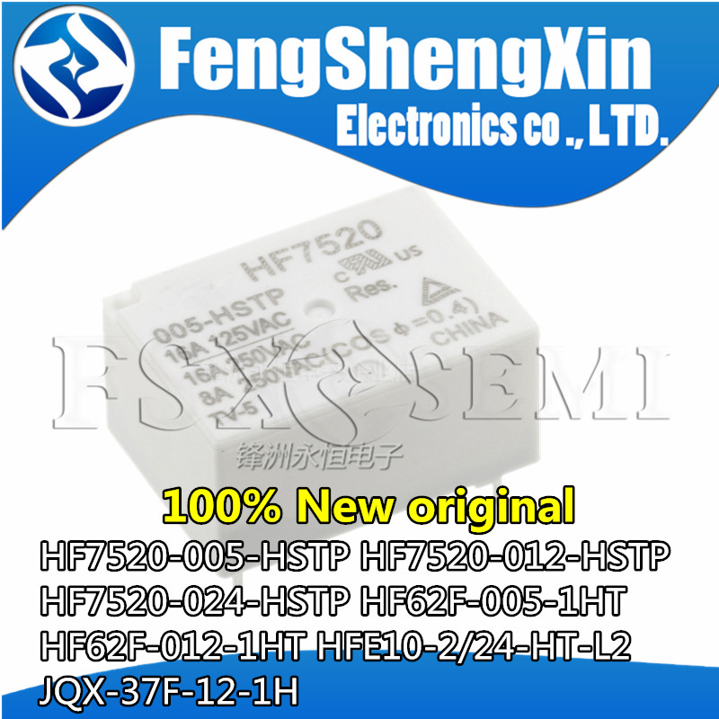 5 HF7520-005-HSTP HF7520-012-HSTP HF7520-024-HSTP HF62F-005-1HT HF62F-012-1HT HFE10-2 / 24-HT-L2 HF3