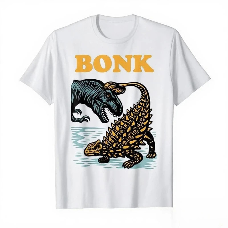 100% Cotton Crew Neck T-Shirt, Popular Local Cultural Print, Comfortable