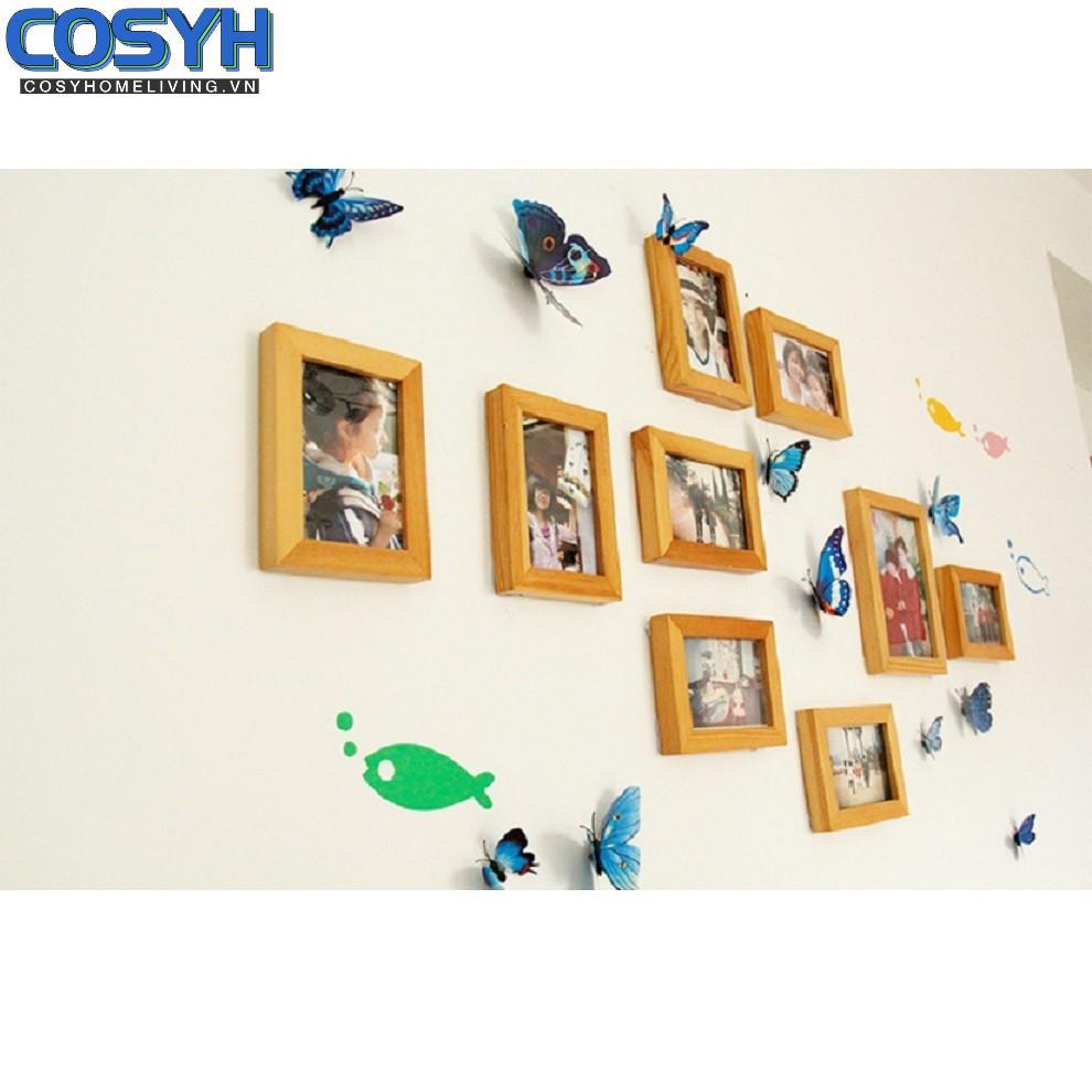 <cosyh>Wall Sticker PVC Shop Attachment Butterfly Decoration Display Gift Glass