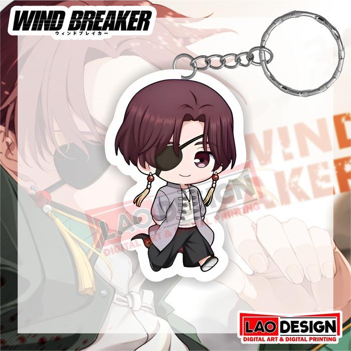 Gantungan Kunci Hayato Suo Wind Breaker - Gantungan Kunci Anime Wind Breaker - Gantungan Kunci Lucu 