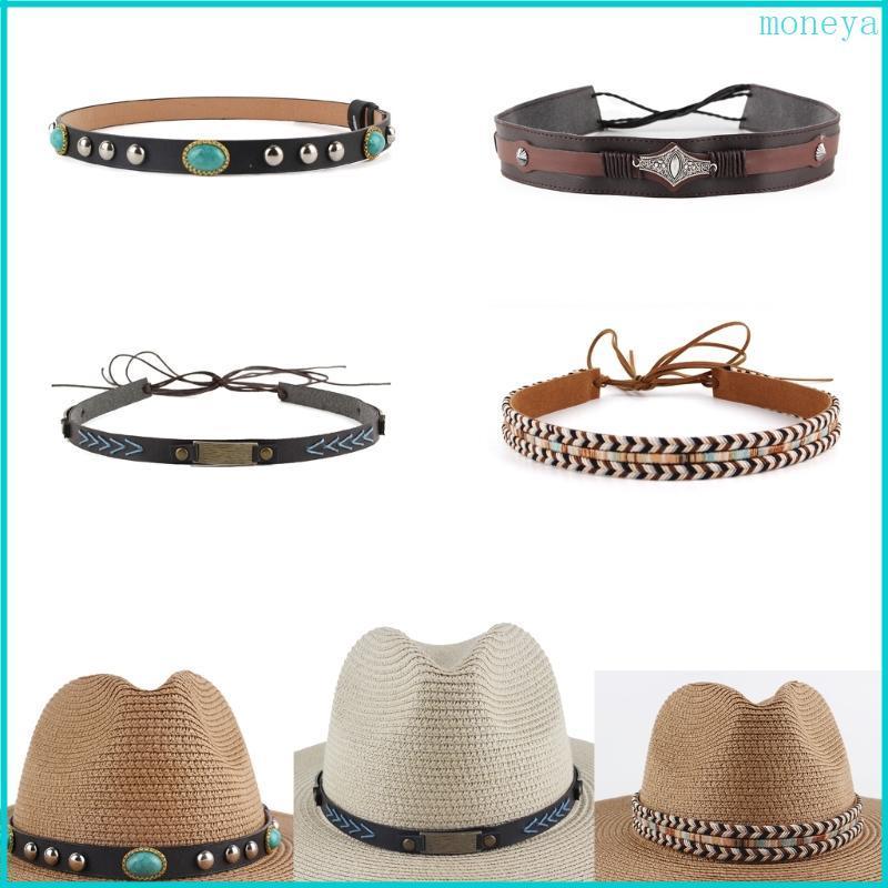 Mya Cowboy Hat Band Hat Band Western Hat Belt Bands Hạt Hat Band