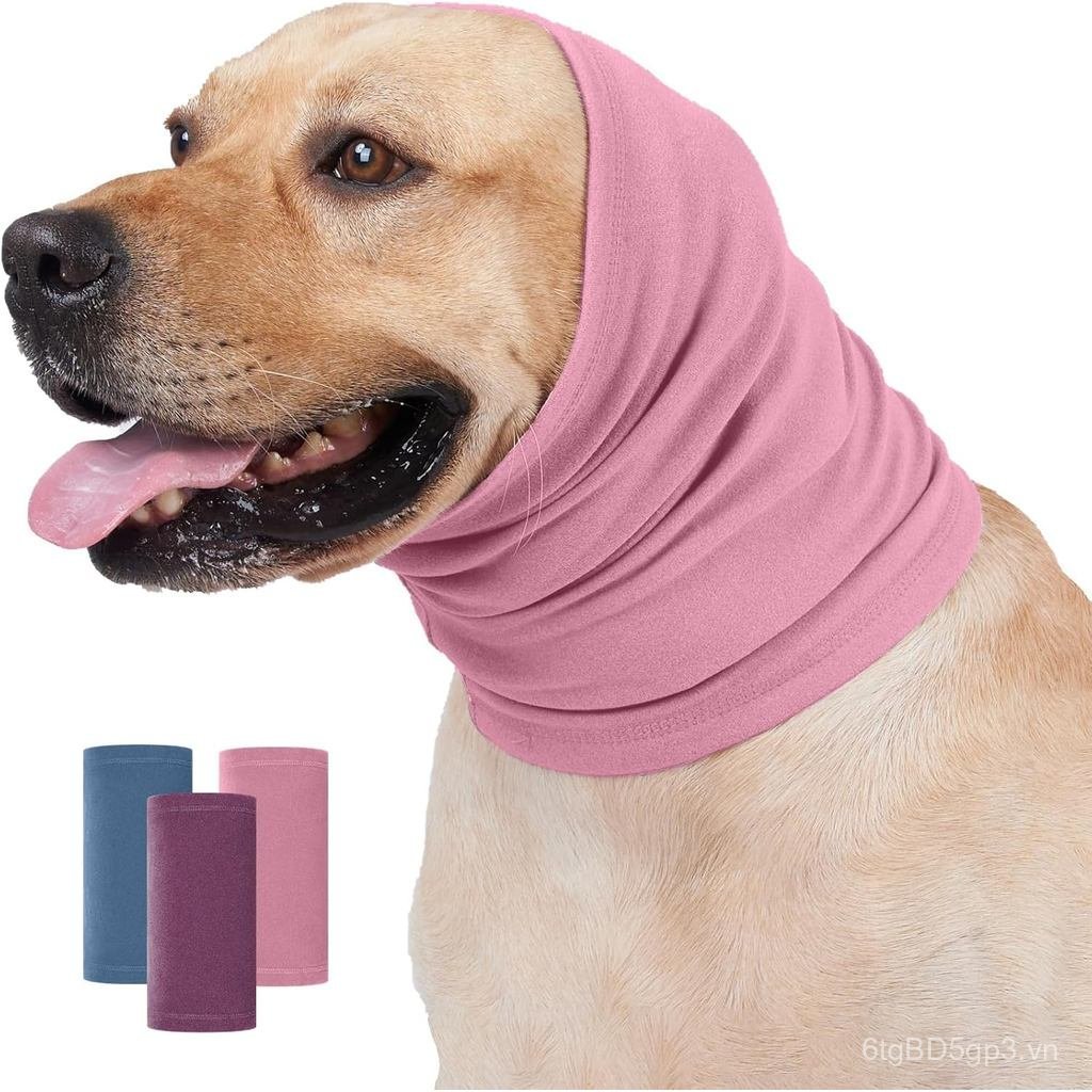 Nanaki Dog Calming Hoodie Ear Wraps cho chó, Pháo hoa bảo vệ tai Mũ bảo vệ tai Doggy Warp Lo âu, Quấ