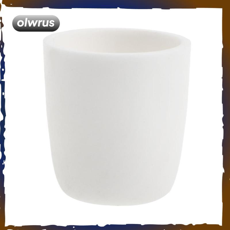Hình trụ Nhôm oxit Crucible Cốc gốm Corundum Crucible Alumina Crucible Crucible Chịu nhiệt độ tốt