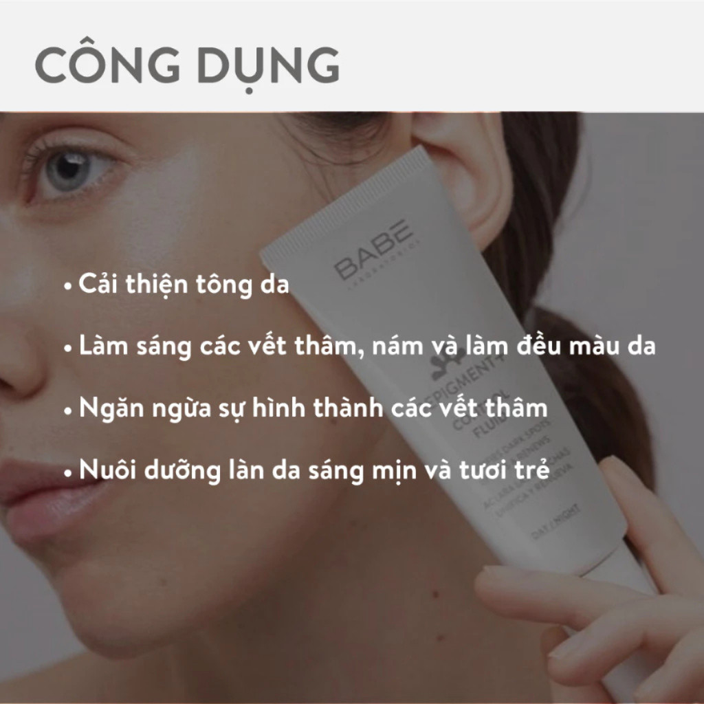 Kem Dưỡng Sáng Da Và Làm Mờ Vết Thâm Nám DEPIGMENT+ Control Fluid Tuýp 40ml | BigBuy360 - bigbuy360.vn