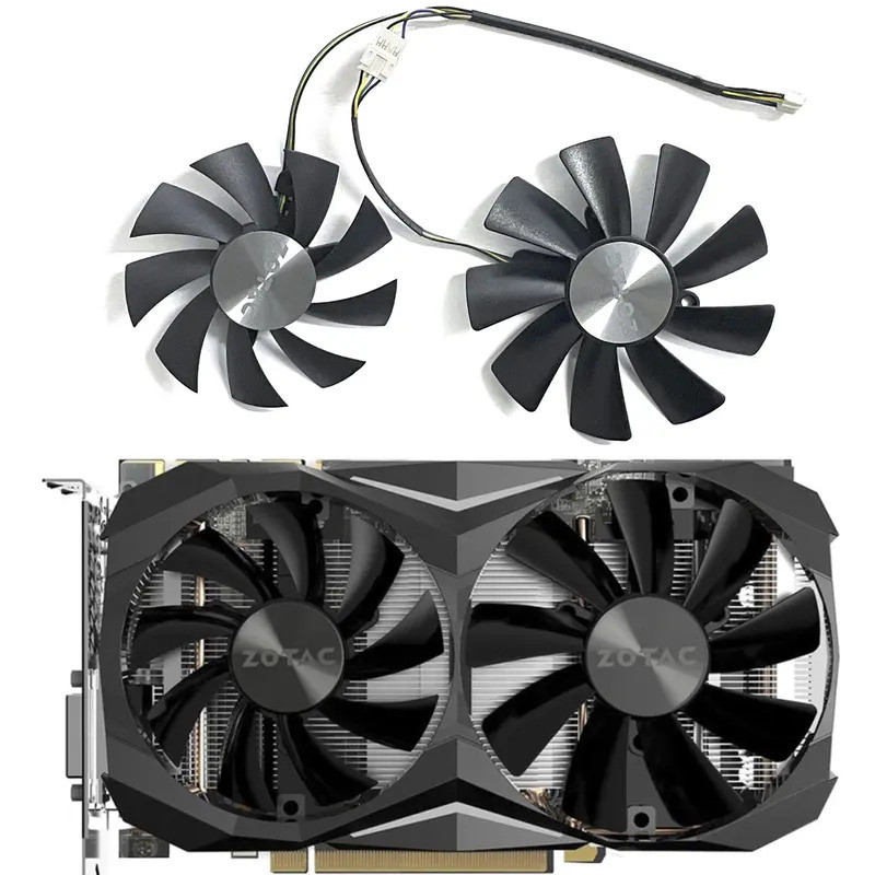 MỚI 87MM 100MM GA92S2H GAA8S2U GTX 1080TI Quạt GPU MINI, Dành Cho ZOTAC GeForce GTX 1080Ti Mini 1070