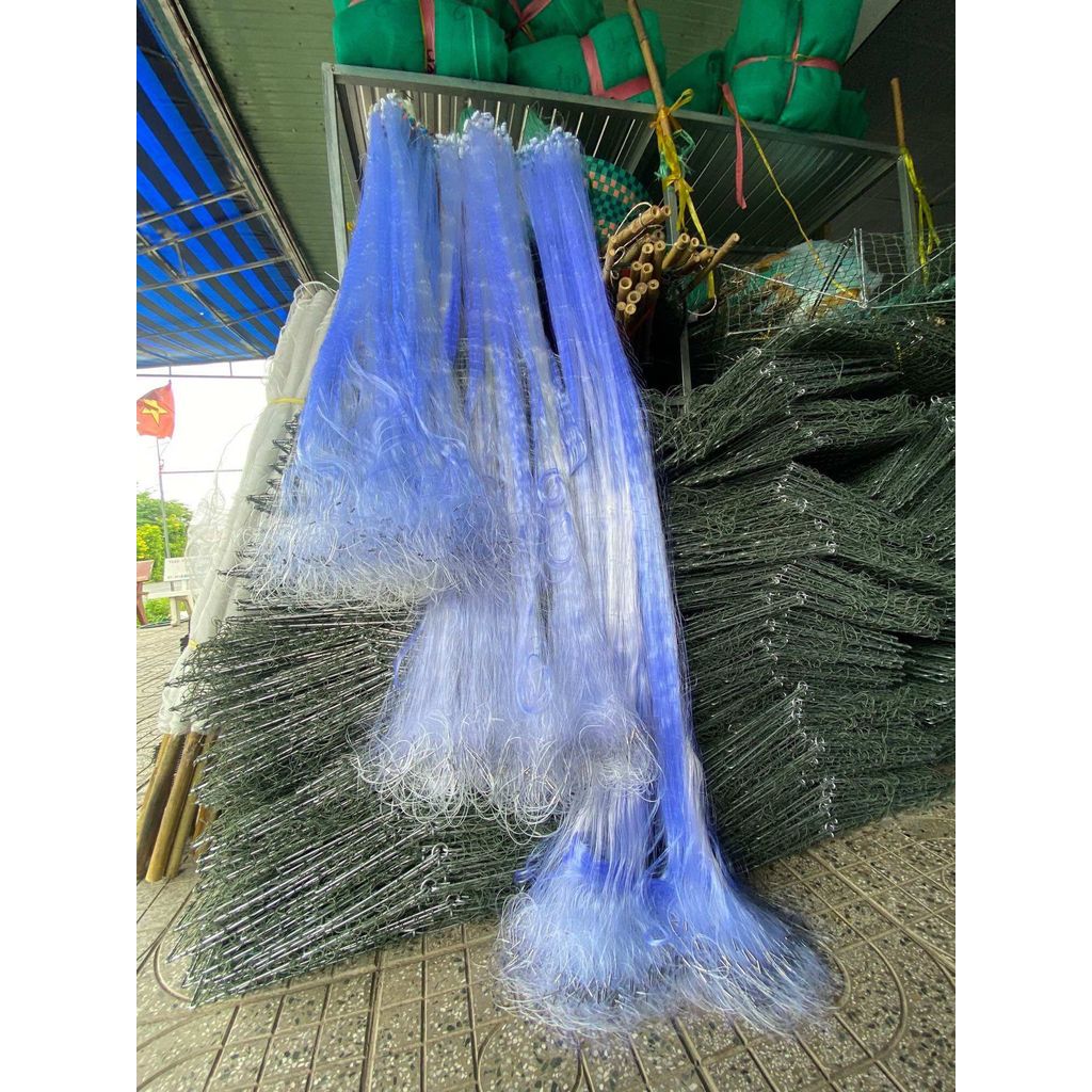 Lưới đánh cá Lưới bắt cá Lưới 3 màn cao 2m-1,5m-1,2m..Dài 45/50m  Bắt cá Bắt Tôm Fishing Lưới 3 màng