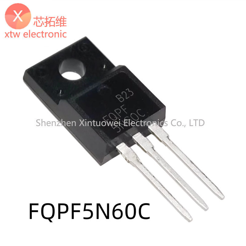 (5 Cái) FQPF Series 5N60C FQPF5N60C TO-220F N-channel 600V 4.5A Transistor hiệu ứng trường
