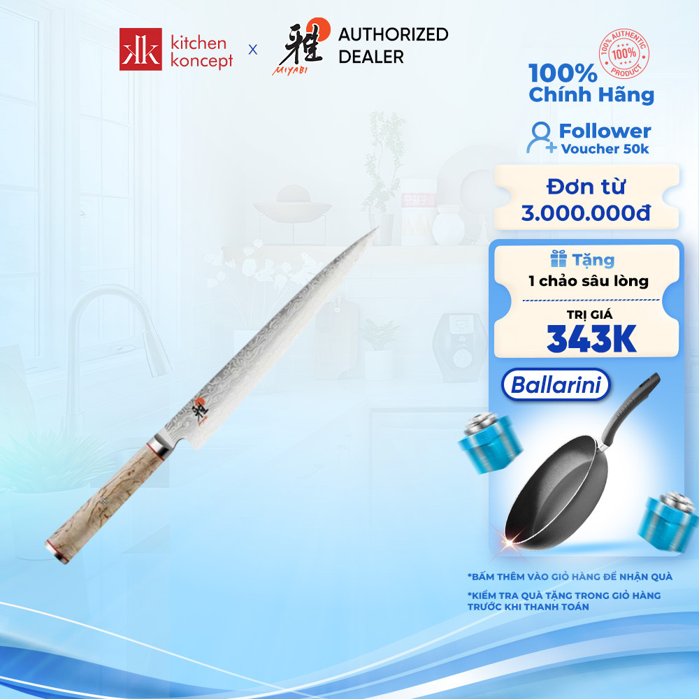 Dao Sujihiki 5000MCD MIYABI - 24cm
