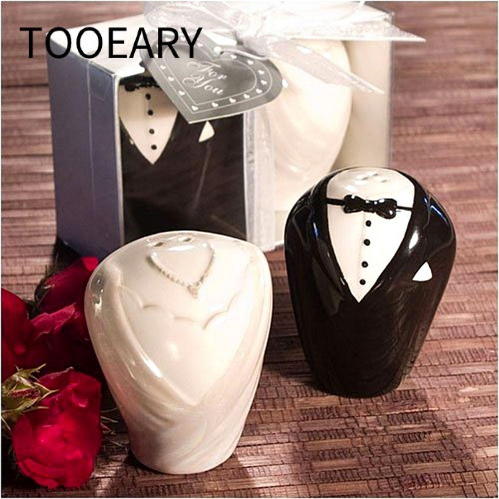 TOOEARY Hũ Đựng Gia Vị Mini Di Động Hình Trái Tim, Quà Tặng Gốm Sứ, Đồ Dùng Nhà Bếp Tiện Lợi
