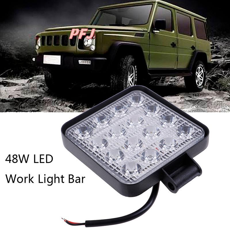 Đèn LED làm việc PFJ 4 Inch 48W Tru OffRoad Máy kéo Spot Lights 12V 24V Vuông Louislifestar