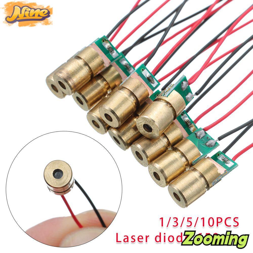 ZOOMING 1 / 3 / 5 / 10pc Điốt Laser Bán chạy Mô-đun Diode Chấm Đỏ 5 triệu watt