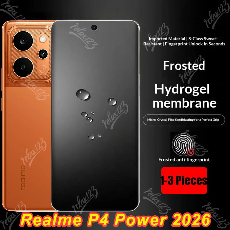 Dành Cho Realme P4 Power 5G 1-3 Chiếc Matte Hydrogel Film Cho Realme P4 Lite P4 Pro realmeP4 Power R
