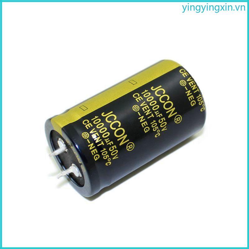 Tụ điện điện điện phân nhôm YIN Low ESR 50V 10000uF 30X50mm Dòng điện gợn sóng