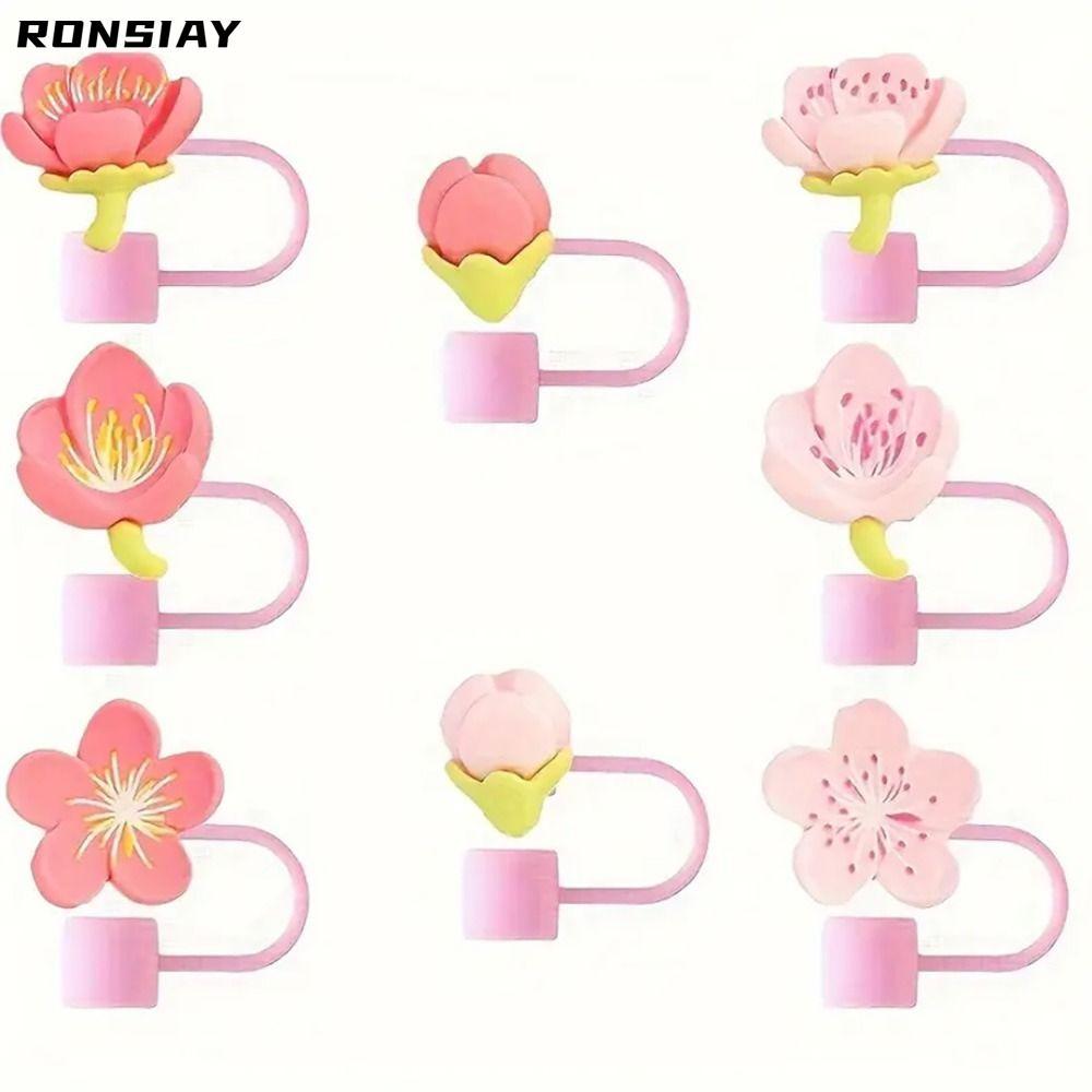 RONSIAY Ống Hút Topper, Niêm Phong Tốt Ống Hút Chống Bụi, Di Động Hoa Dự Tiệc Cung Cấp Ống Hút Đầu N