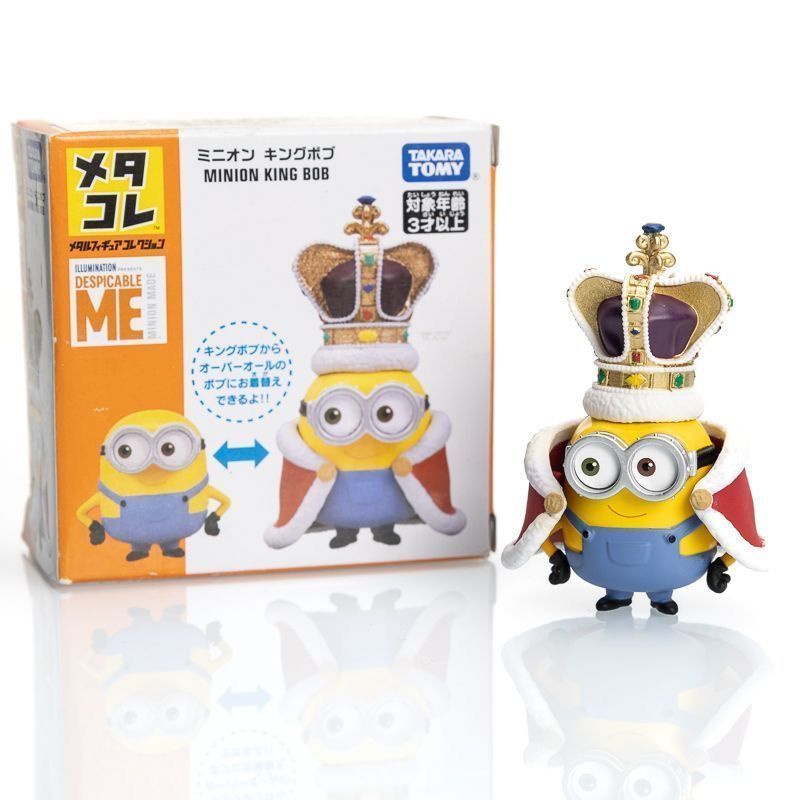 Hợp kim Domeka King Minion Bob Ottovin Studios Búp bê hình Mini dành cho trẻ em