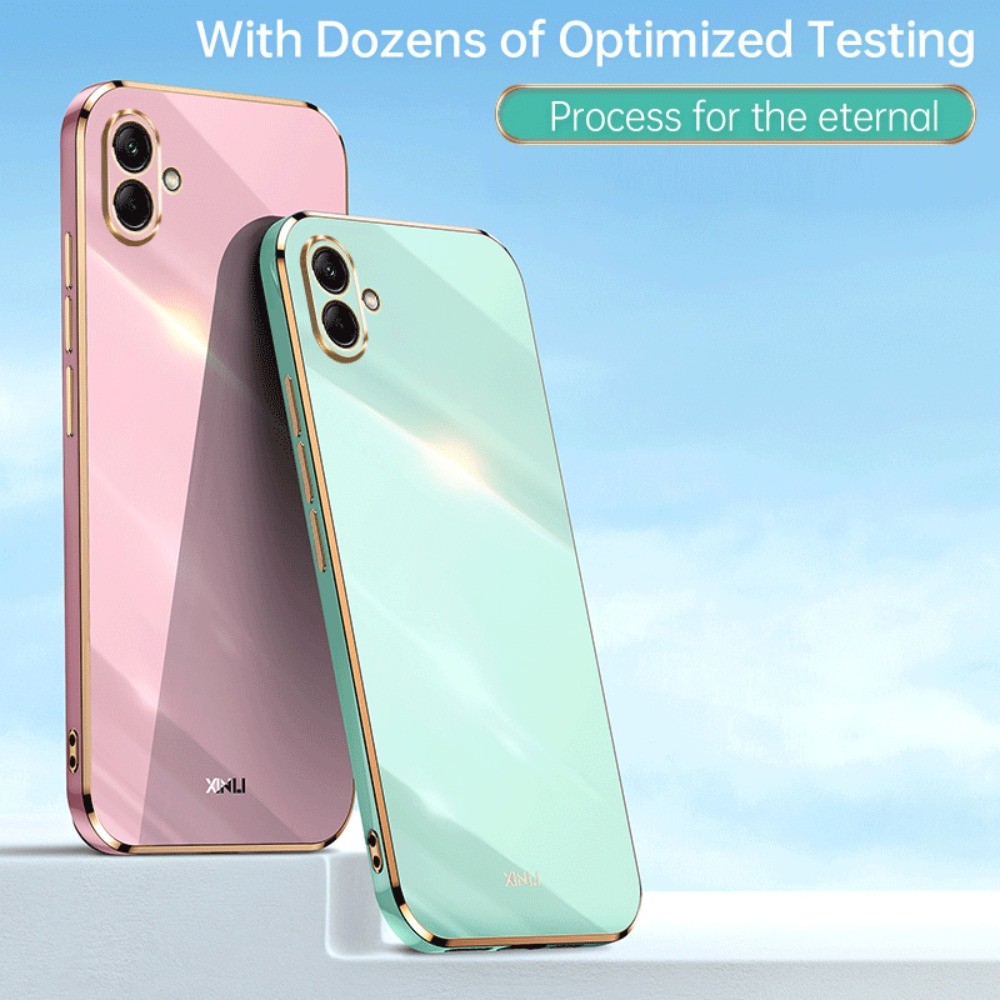 Ốp Điện Thoại Khung Vuông Mạ Cho Samsung Galaxy A04 4G SM-A045F, SM-A045F / DS, SM-A045M Vỏ Mềm Bảo 