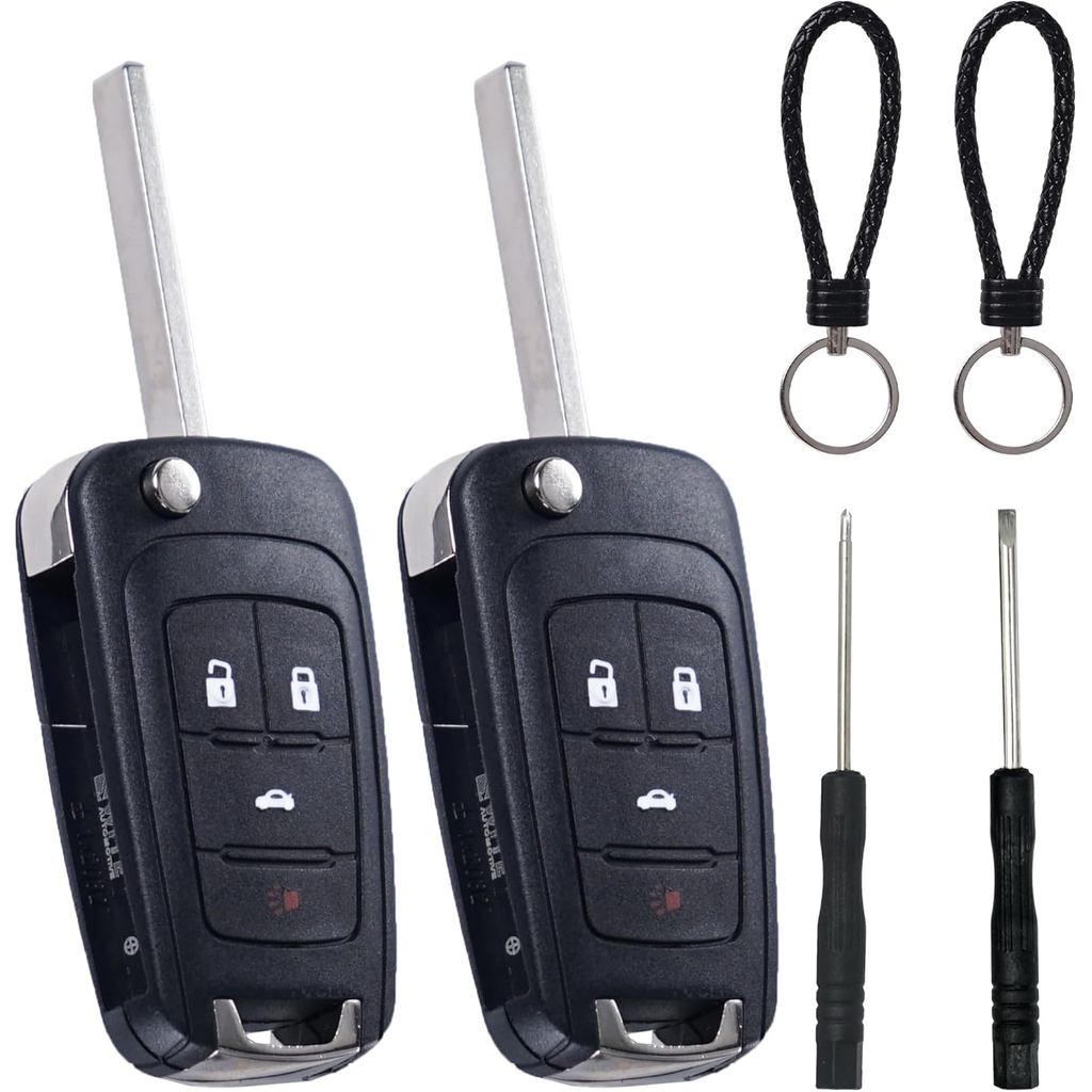 Gấp Lật Chìa Khóa Fob Vỏ Phù Hợp Cho Chevy Cruze Malibu Camaro Equinox Equinox Sonic GMC Địa Hình Bu