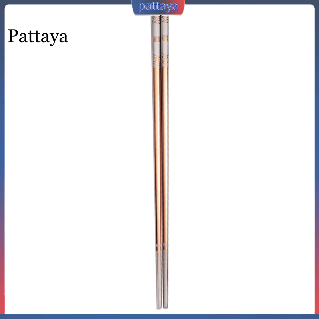 {pattaya} 1 Đôi Đũa Chống Ăn Mòn Có Thể Tái Sử Dụng