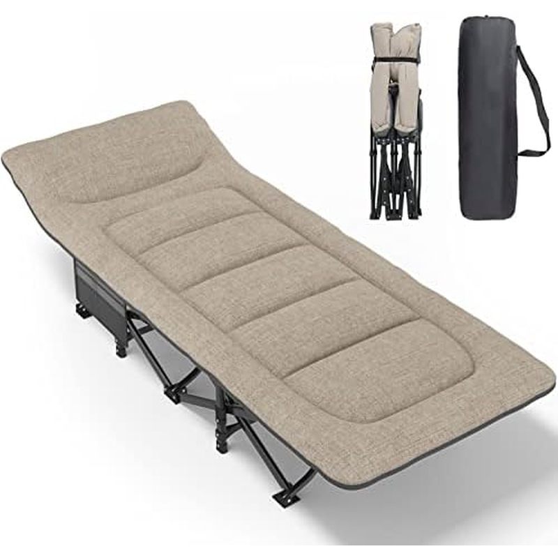 Cắm trại porta cot ❈ AMP di động lều gối AMP đệm AMP túi nhẹ AMP 4 _ gối AMP ngủ AMP cắm trại cũi