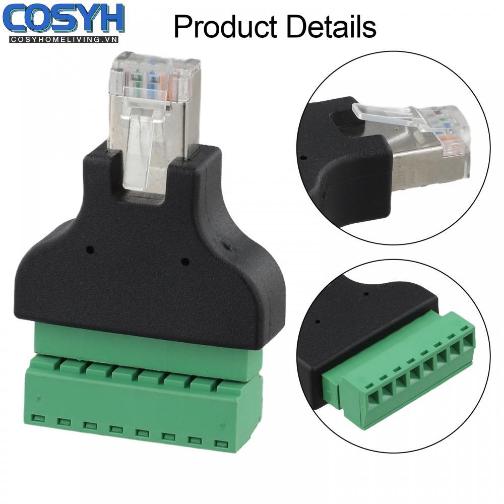 <cosyh>Terminal Block Connector Easy Installation User Convenience 8-pin Adapter