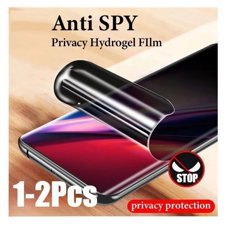 1-2 Chiếc Full Cover Chống Gián Điệp Riêng Tư Mềm Hydrogel Cho Doogee Blade Note GT 59 X95 X96 X98 P