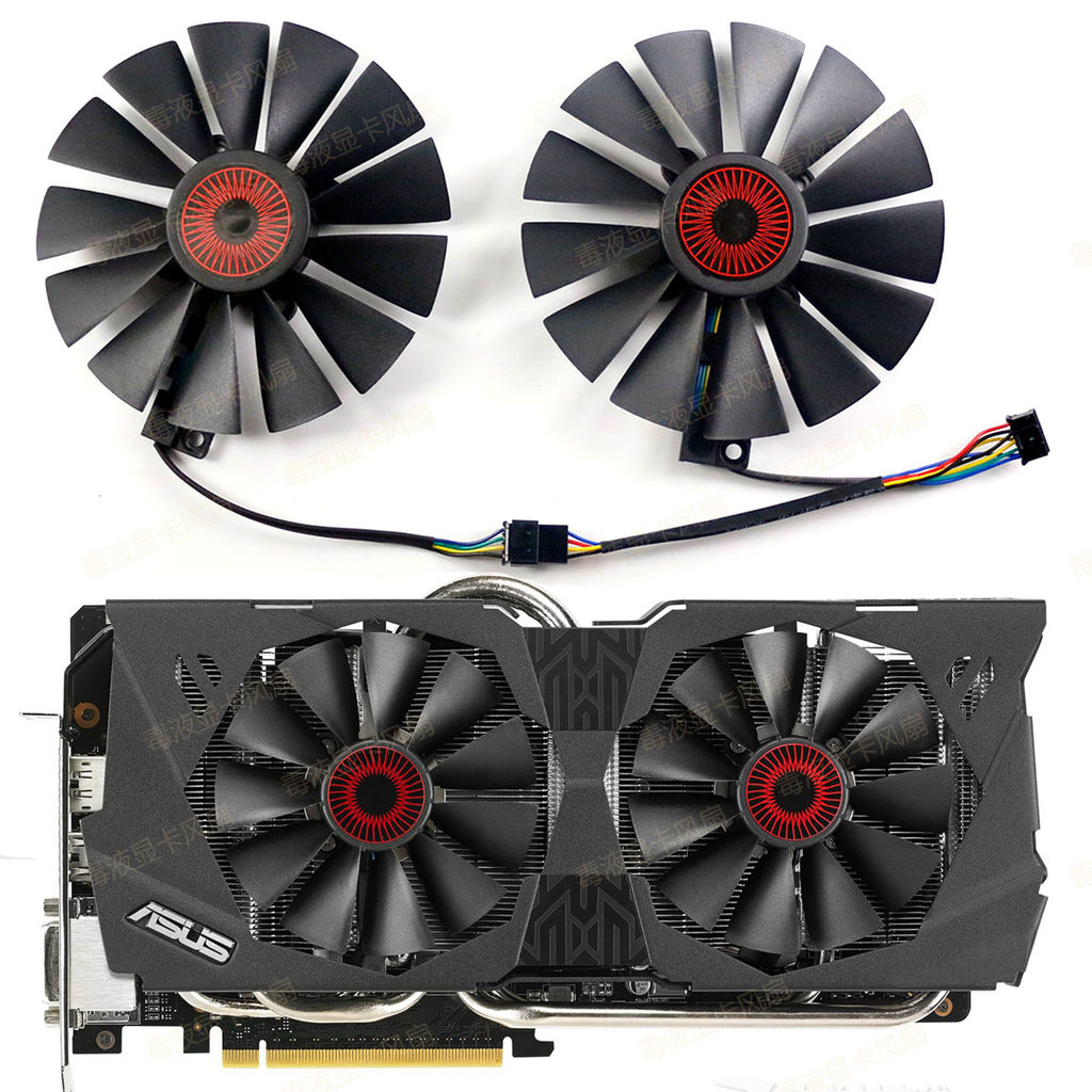 Hàng sẵn có Vận chuyển nhanh Thích hợp cho Quạt làm mát Card đồ họa ASUS / ASUS GTX970 980 980Ti 780