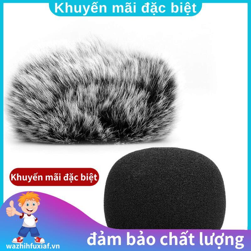 2 Chiếc Micrô Có Nắp Gió Muff + Micrô Xốp Kính Chắn Gió Cho Zoom H1 H1N Mic. wazhihfuxiafvn