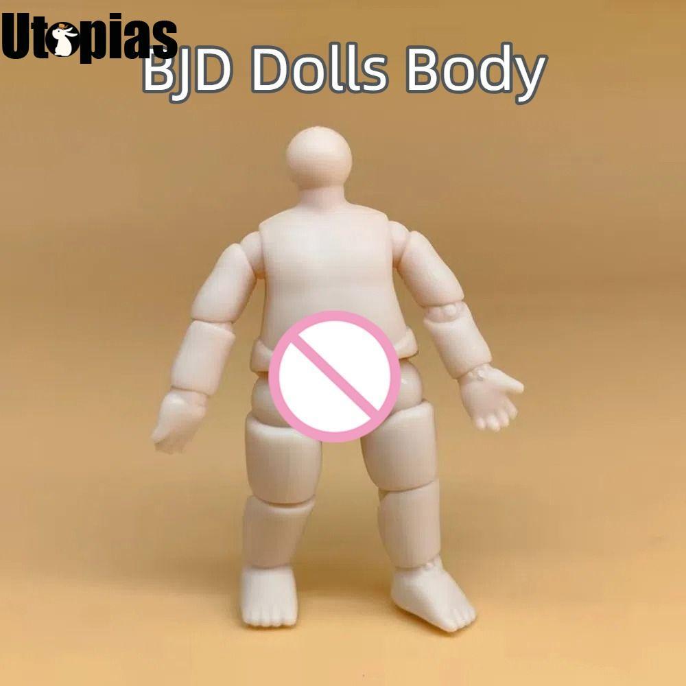 [UTOPIAS] Búp bê cơ thể, Búp bê Anime Nhiều khớp Hình Búp bê, Thân búp bê BJD cao 6,3 cm bằng nhựa P