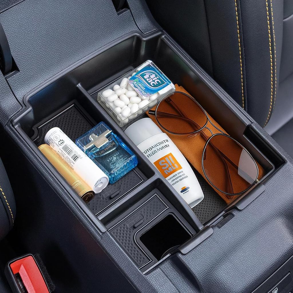 Nâng cấp Bộ sắp xếp bảng điều khiển trung tâm phù hợp cho 2025 Ford Bronco 4 cửa, Khay đựng hộp đựng