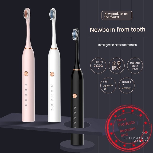 đầu bàn chải điện brushie bàn chải điện Chính Hãng Cao Cấp bor Chusuo Người Lớn 5 Tốc Độ Sonic Chống