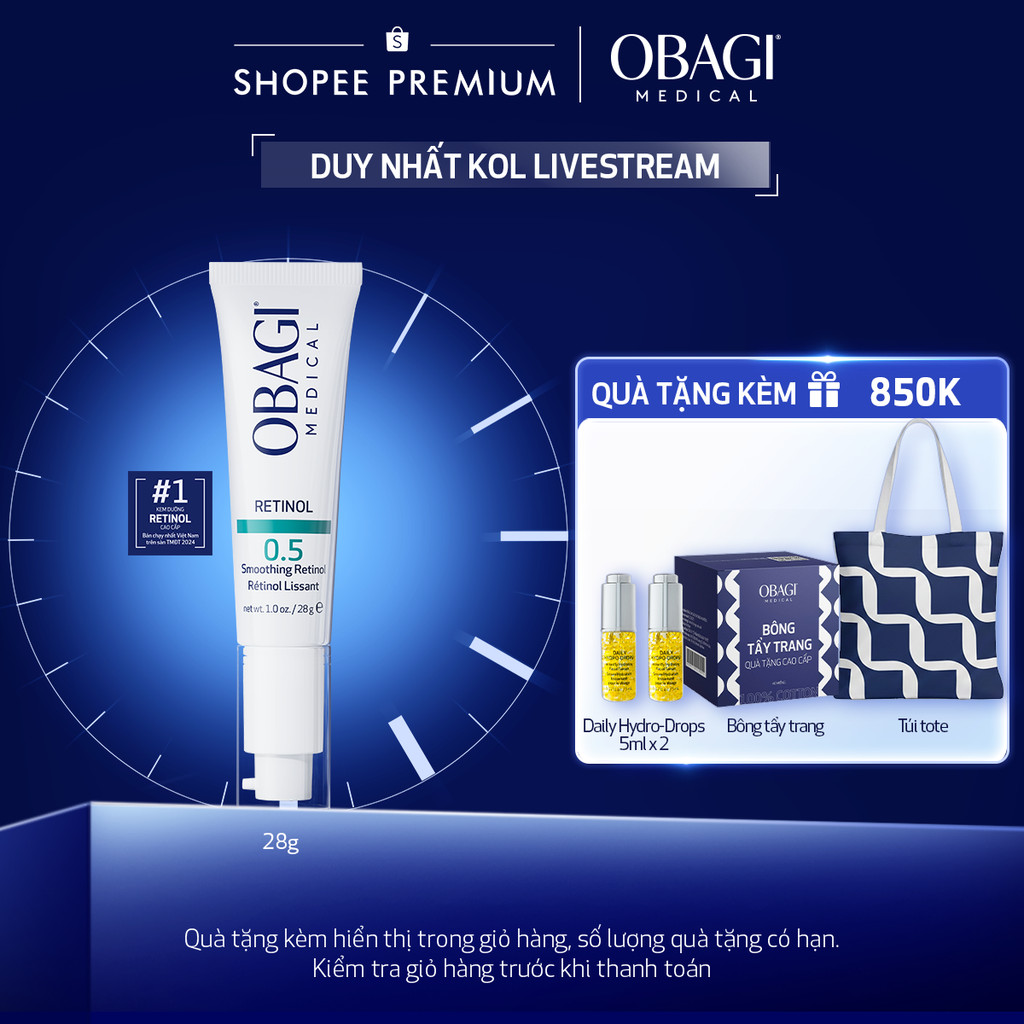 [Obagi - Lucie] Kem Ngừa Lão Hóa & Tái Tạo Da Obagi Retinol 0.5 28g