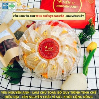 Tổ Yến Tinh Chế Sợi Cao Cấp Nguyên Chất - Yến Nguyên Anh, Sợi Dài Đắp Mặt, Bụng Sơ Mướp, Hộp 30g/50g/70g/100g