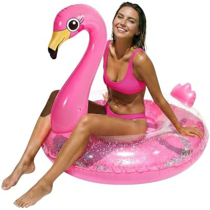 HeySplash Pool Floats, Inflatable Pool Float, Large Floatie for Bachelorette Party, Swim Tube River 