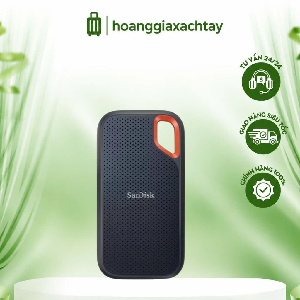[HOẢ TỐC HCM] Ổ cứng di động Sandisk E61 Extreme V2 SSD 1TB USB 3.2