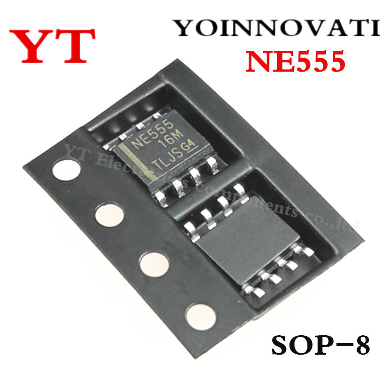 200 chiếc NE555 NE555D 555 Hẹn giờ SMD 555 NE SOP-8 Chất lượng tốt nhất