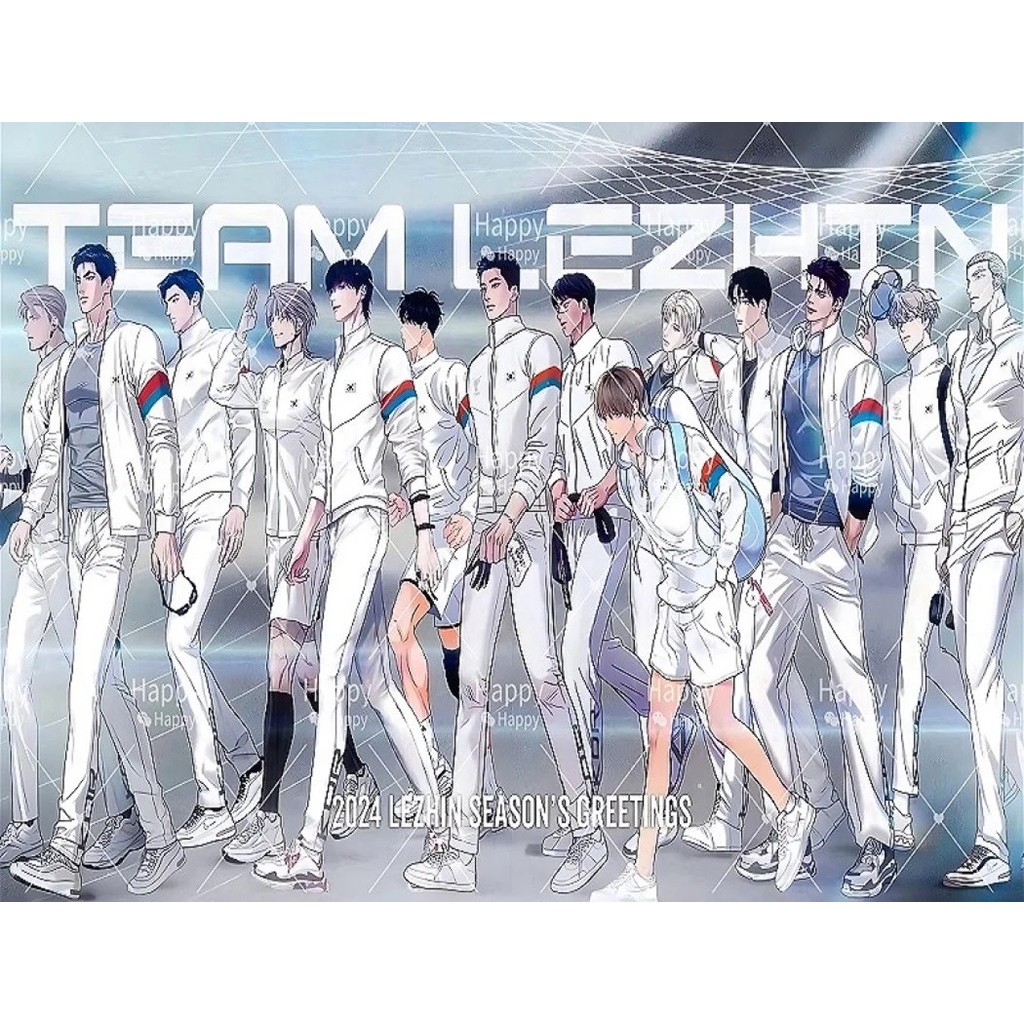 Standee Manhwa BL Lezhin Bomtoon 2024 Mô Hình Mica 16cm Jinx Dạ Ký Trai Ngọc Trang Trí Bàn Học Quà T