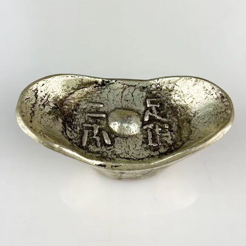 Bạc Thỏi Bạc Kích Thước Trung Bình Bạc Thỏi Hai Hai Hai Chân Bạc Đồng Thỏi Chụp Thật Trang Trí Nhà C