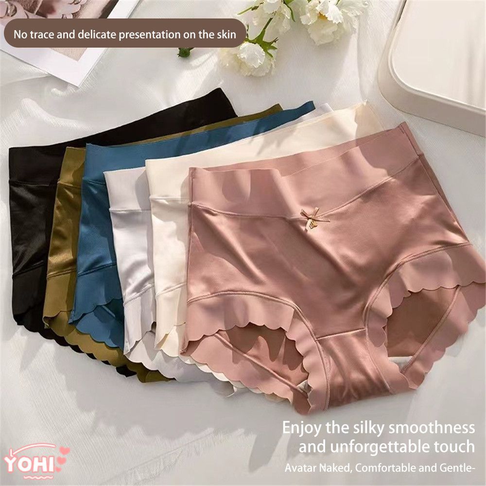 Quần Lót Bụng Liền Mạch Vải Nylon Nâng Hông, Co Dãn Tốt